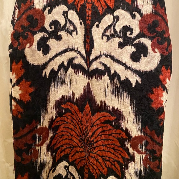 Johanna Ortiz Women's Red Talismatic Message Silk Midi-Dress Size 2 - Picture 8 of 10